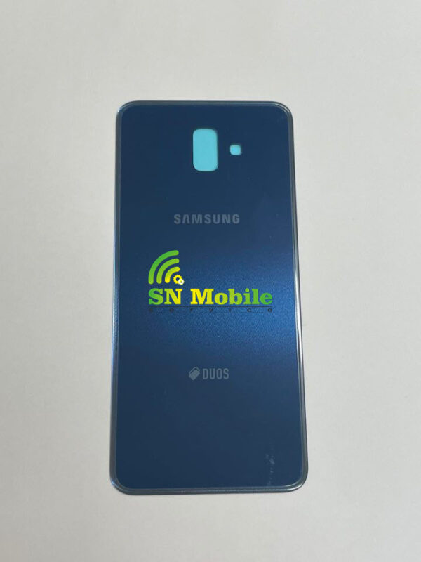 Заден капак за Samsung J6 Plus син