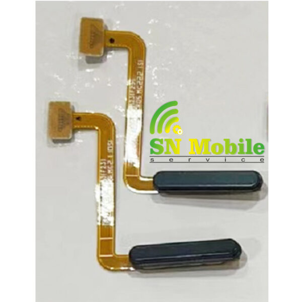 Лентов кабел пръстов отпечатък за Samsung Galaxy M23 5G M236 Black
