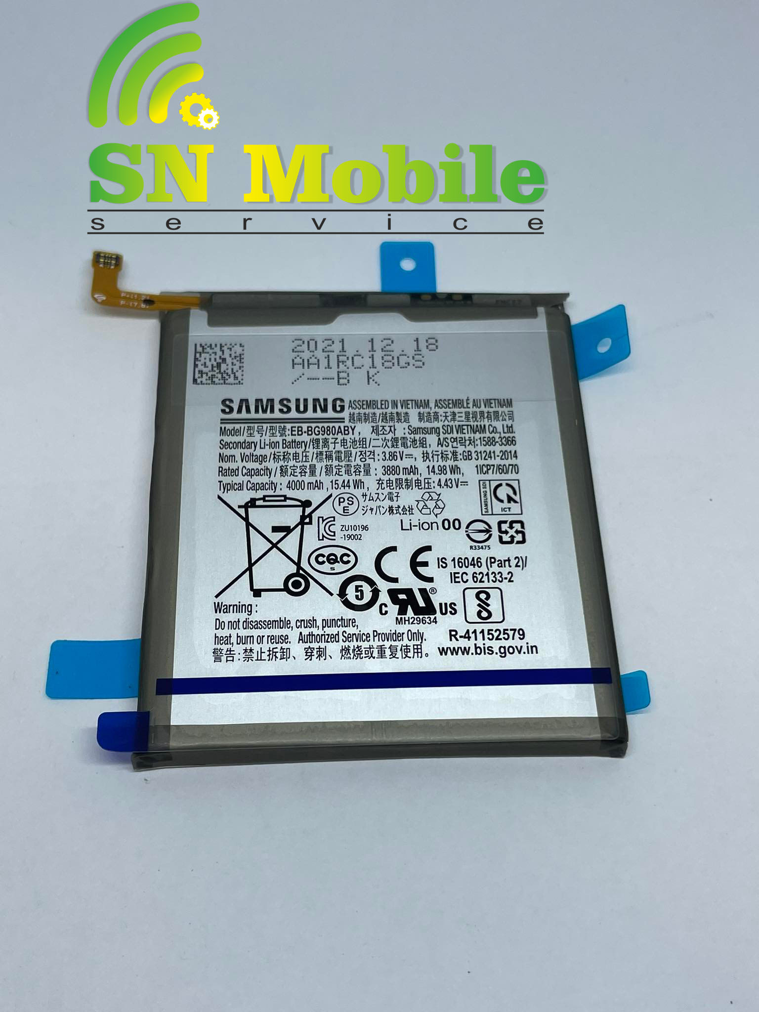 Оригинална батерия за Samsung Galaxy S20 EB-BG980ABY