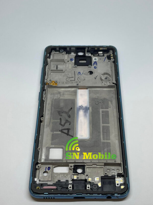 Рамка за дисплея за Samsung Galaxy A52 Blue употребявана 2