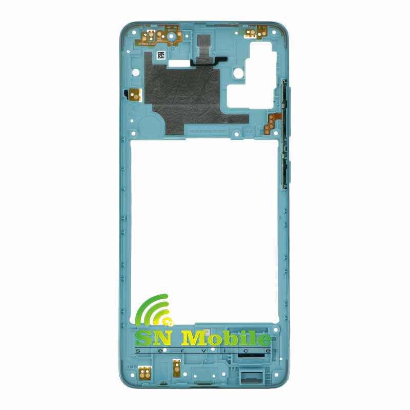 Средна рамка за Samsung A51 A515 цвят син back