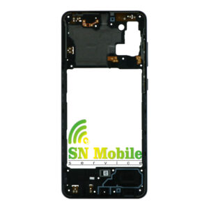 Средна рамка за Samsung Galaxy A31 Black (1)