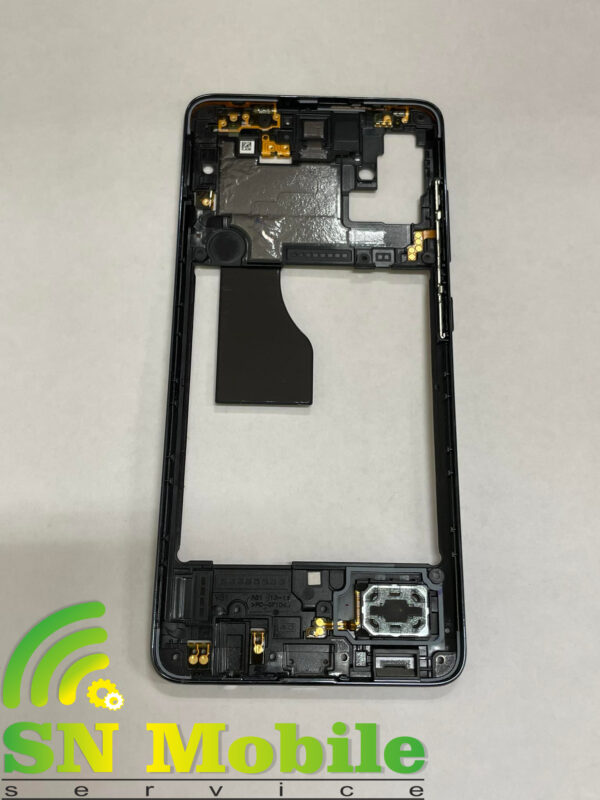 Средна рамка за Samsung Galaxy A51 black употребявана
