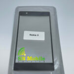 Стъкло за дисплей + OCA за Nokia 3 черно