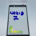 Стъкло за дисплей + OCA за Nokia 7 черно