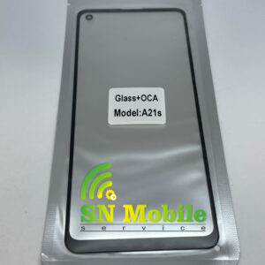 Стъкло за дисплей + OCA за Samsung Galaxy A21s