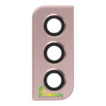 Стъкло за камера за Samsung S21 5G розово с рамка