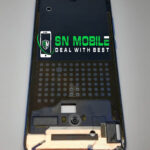 Рамка за дисплей за Xiaomi Mi 9 Lite син употребявана