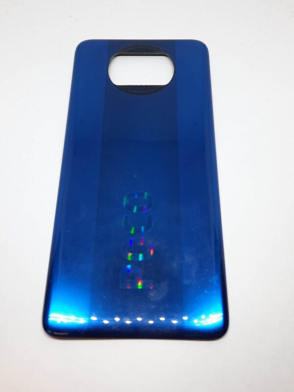 Заден капак за Xiaomi Poco X3 NFC син