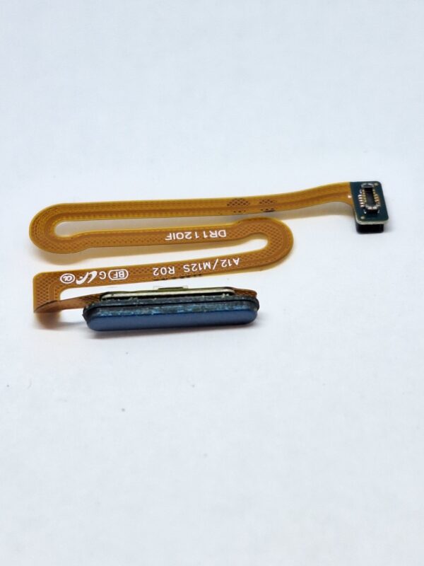 Лентов кабел пръстов отпечатък за Samsung A12/A12 Nacho/A12s A127/M12 син употребяван