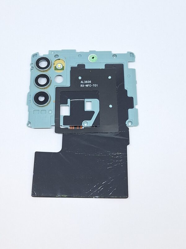 Стъкло за камера +рамка за Motorola G60s XT-2133-2 зелено употребявано
