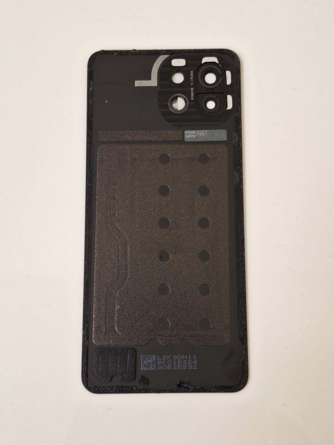 Заден капак за Xiaomi Mi 11 Lite 5G black употребяван 2