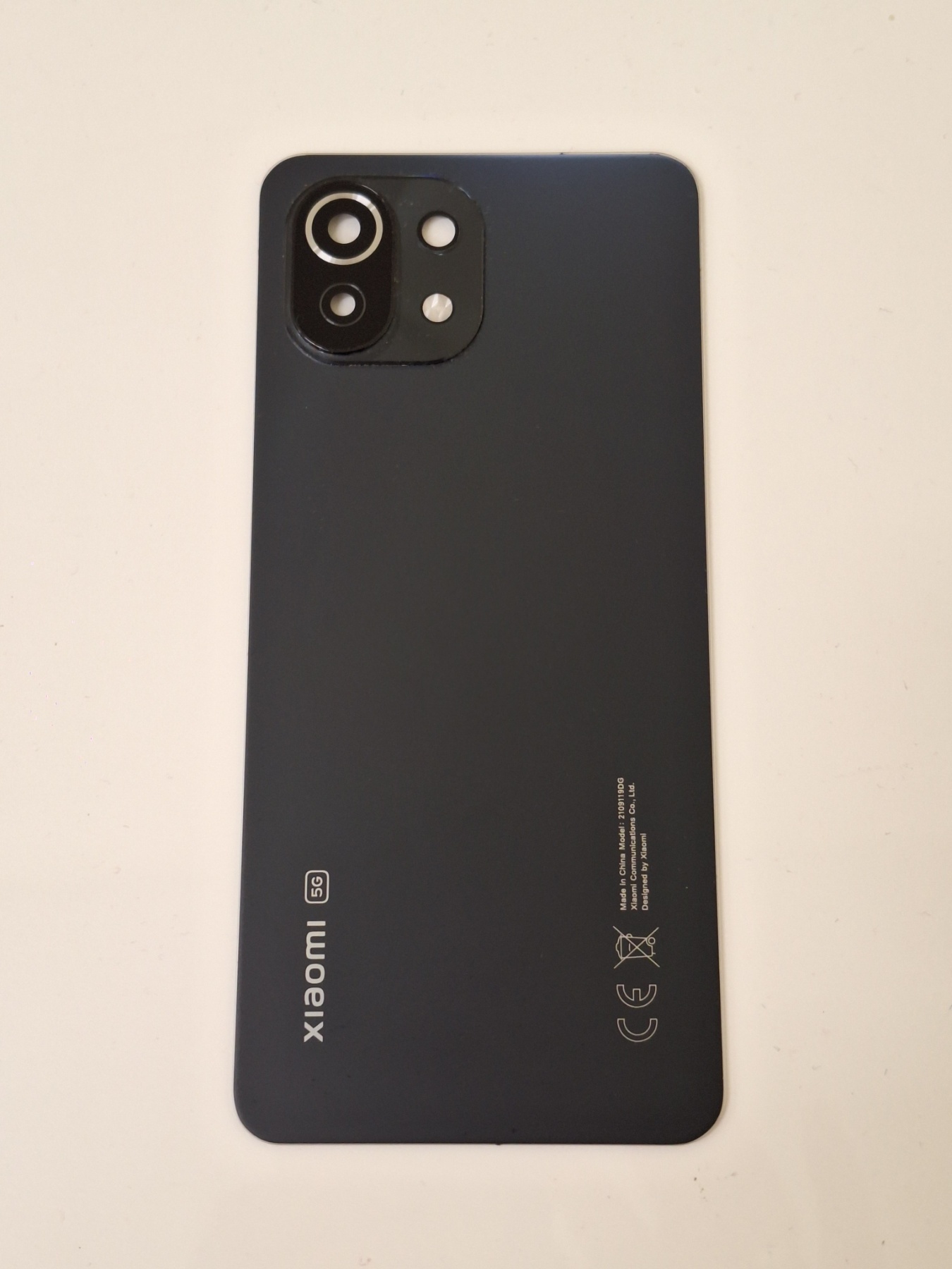 Заден капак за Xiaomi Mi 11 Lite 5G black употребяван